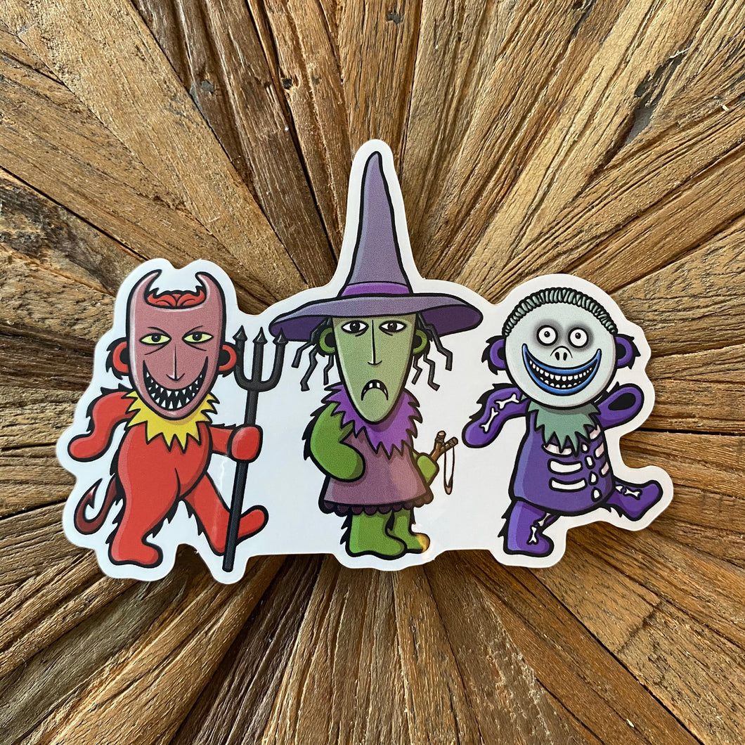 Dancing Lock, Shock & Barrel Sticker